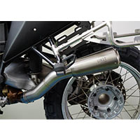 ユニットガレージマフラーGPスタイルのBMW R1200 GS