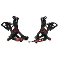 Cnc Adjustable Rear Sets Ducati Black