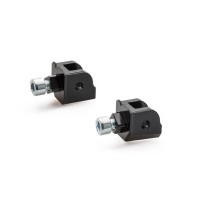 Repose-pieds CNC Racing PEP05 Touring Pilote et Passager Noir