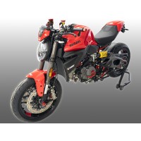 Dbk Footpegs Ducati Monster V2 Black Red - img 2
