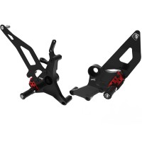 Dbk Footpegs Ducati Monster V2 Black Red
