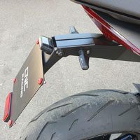 Cnc Racing Porta Targa Regolabile Aprilia Rs660 - img 2