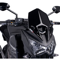 Puig Naked Windscreen New Generation Kawasaki Z800 13-16 Black