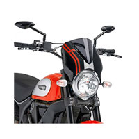 PUIG NAKED windscreen DUCATI SCRAMBLER 15 light tint / black