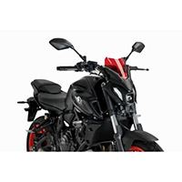 Puig スポーツ ウインドスクリーン ヤマハ MT-07 レッド