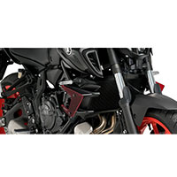 Alerón Puig Downforce Naked MT-07 2021 rojo