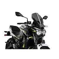 Puig Naked Touring Z650 2023 Saute Vent Fumé Foncé