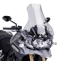 Puig Windshield Touring Triumph Tiger Explorer/ XC 12-16 light smoke