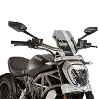 Puig 8921h Sport Windscreen Light Smoke X Diavel