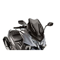 Puig V-Tech スポーツ ウィンドスクリーン Kymco AK550 ダークスモーク