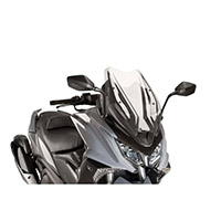 Puig V-Tech スポーツ ウィンドスクリーン Kymco AK550 クリア