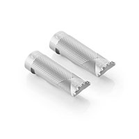 Rizoma Snake 18 Mm Pegs Silver