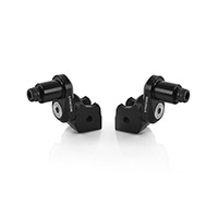 Rizoma Eccentric 18mm Peg Mounting Kit Black