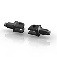 Rizoma Pe750b Rider Pegs Mounting Kit Black