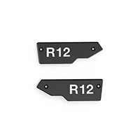 Rizoma Icono Lateral Etiqueta Bmw R12 GS negro