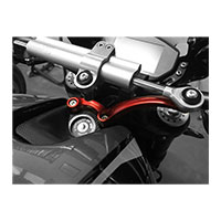 Kit de amortiguador de dirección CNC Ducati Monster 1200 R rojo - 2