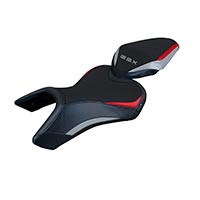 Housse De Selle Niigata Gsx 8s Argent Rouge