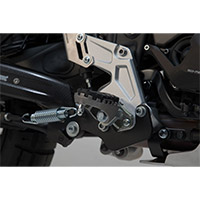 Sw-motech Ion Footrest Kit Black Silver