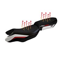 Housse De Selle Heating Comfort R1250rs Blanc Rouge