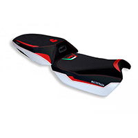 Housse De Selle Eucla Special Mts V4 Blanc Rouge