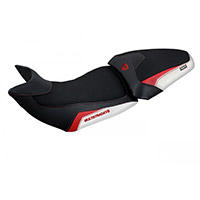 Housse De Selle Haria Multistrada V2 Blanc Rouge