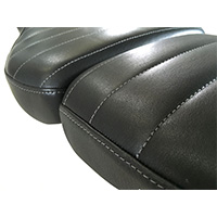 Unit Garage Leather Saddle Cover Black - 2