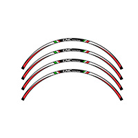 CNC 17 INCH WHEEL STRIPES KIT BLACK