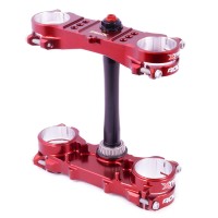XTRIG ROCS Lenkplatten M12 YZ450F Offset 23-25 Rot