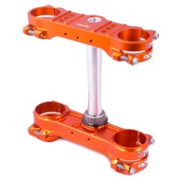 Xtrig Rocs-Tech 20 Mm ステアリングプレート KTM Exc / Exc-F 125/500 オレンジ