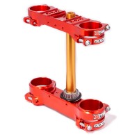 Xtrig ステアリングプレート Rocs-Tech 22.5 Mm ガスガス 18 レッド