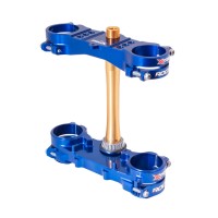 Xtrig Rocs-tech Fixed Offset 25mm Steering Plates Yamaha Yz125 15-25 Blue