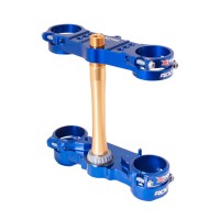 Xtrig Rocs-tech Fixed Offset 25mm Steering Plates Yamaha Yz125 15-25 Blue - img 2