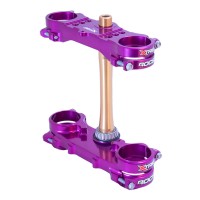 Xtrig トリプルクランプ Rocs-Tech Yz250F 24 パープル