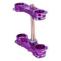 Xtrig ROCS-Tech Triple Clamps Yamaha Yz125 15 Purple