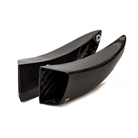 Cnc Gp Ducts - Front Brake Cooling System Glossy Carbon