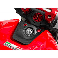 CNCイグニッションスイッチカバーDucati Monster 821 1200マットカーボン