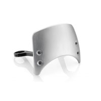 Rizoma Low Headlight Fairing With Headlight Fairing Adapter Silver