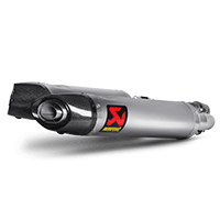 Akrapovic Slip Ons Line Titanio Omologati Shiver 750