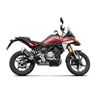 アクラポビッチ スリップオン 認証済み ブラック ステンレススチール BMW F 450 GS - img 2