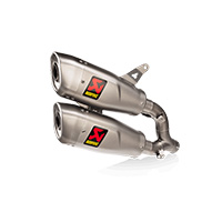 Akrapovic 2 Slip Ons Approuvé titane Monster 937