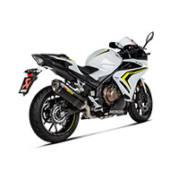 アクラポビッチカーボン承認済みスリップオンCB500F