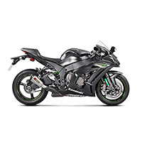 チタンレーシングZX10R 2019での Akrapovicスリップ - 2