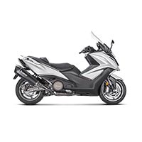 アクラポビッチ承認ブラック スリッポン ライン Kymco AK550 - 2