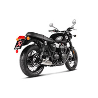 Akrapovic 2 Slip Ons Titane CE Bonneville T100/120 - 3