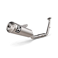 Escape completo Akrapovic titanio aprobado XSR 125