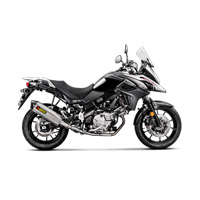 アクラポビッチフルエキゾーストレーシングラインチタンスズキ V-Strom 650 2018