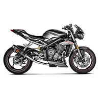 Akrapovic Slip On Kohlenstoff Triumph Street Triple - 2