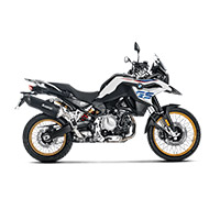 アクラポビッチ スリップ オン チタン この黒 BMW F750GS - 3