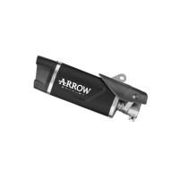 Arrow Indy Race Evo Alluminio Dark Slip On Yzf R1 25