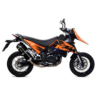 Arrow Race Tech Exhaust (pair) Aluminium Dark Ktm 690 Sm - 2